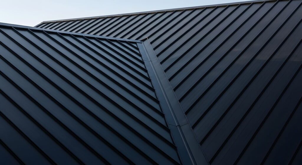 dark metal roof