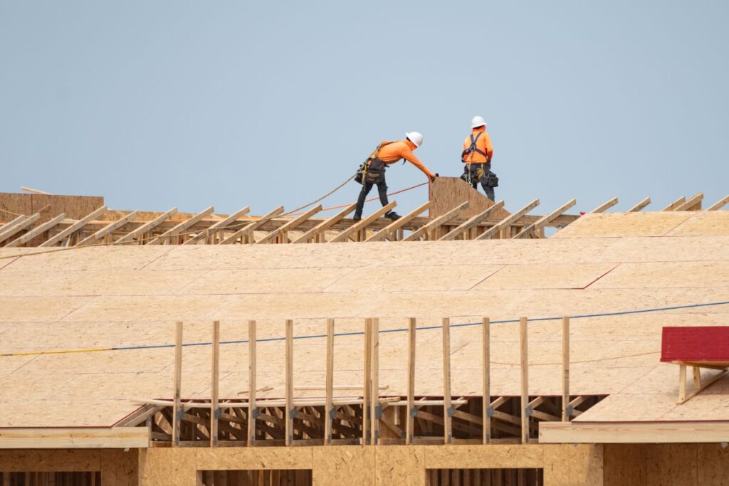 Preparing the roof deck for OSB installation