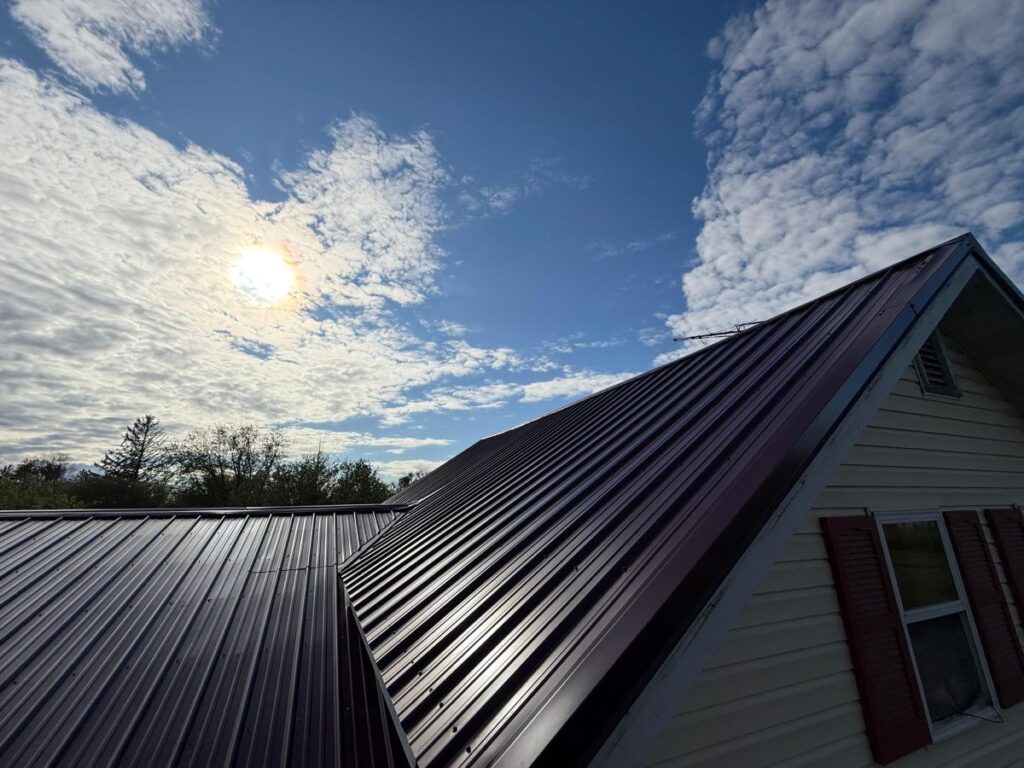 Metal roof panels