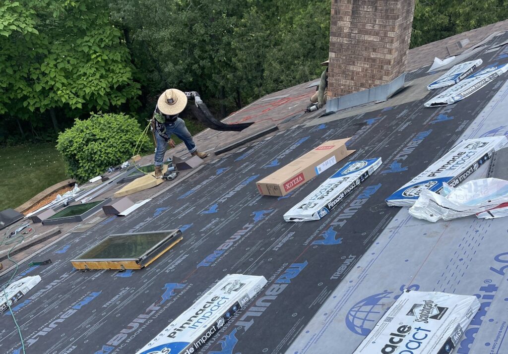 roof repair by Lauren Exteriors