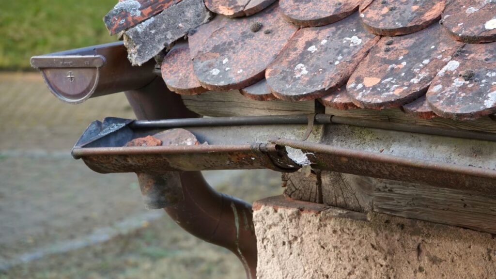 gutter guards cost old gutter damaged